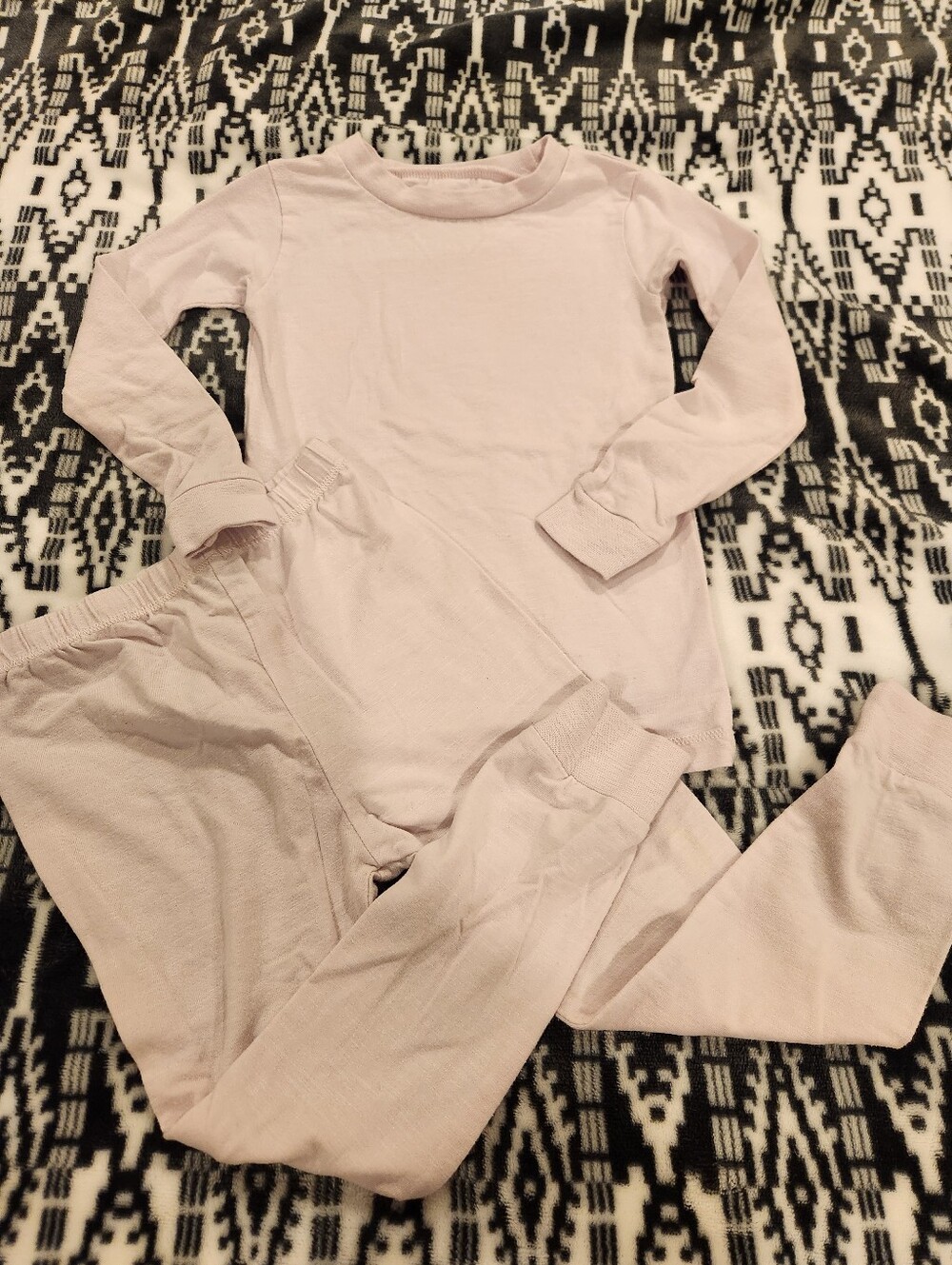 Burt's Bees Kids Long Sleeve Pajama Set - Light Pink, Size 3T